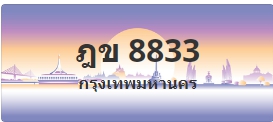 ป้ายประมูล ฎข 8833