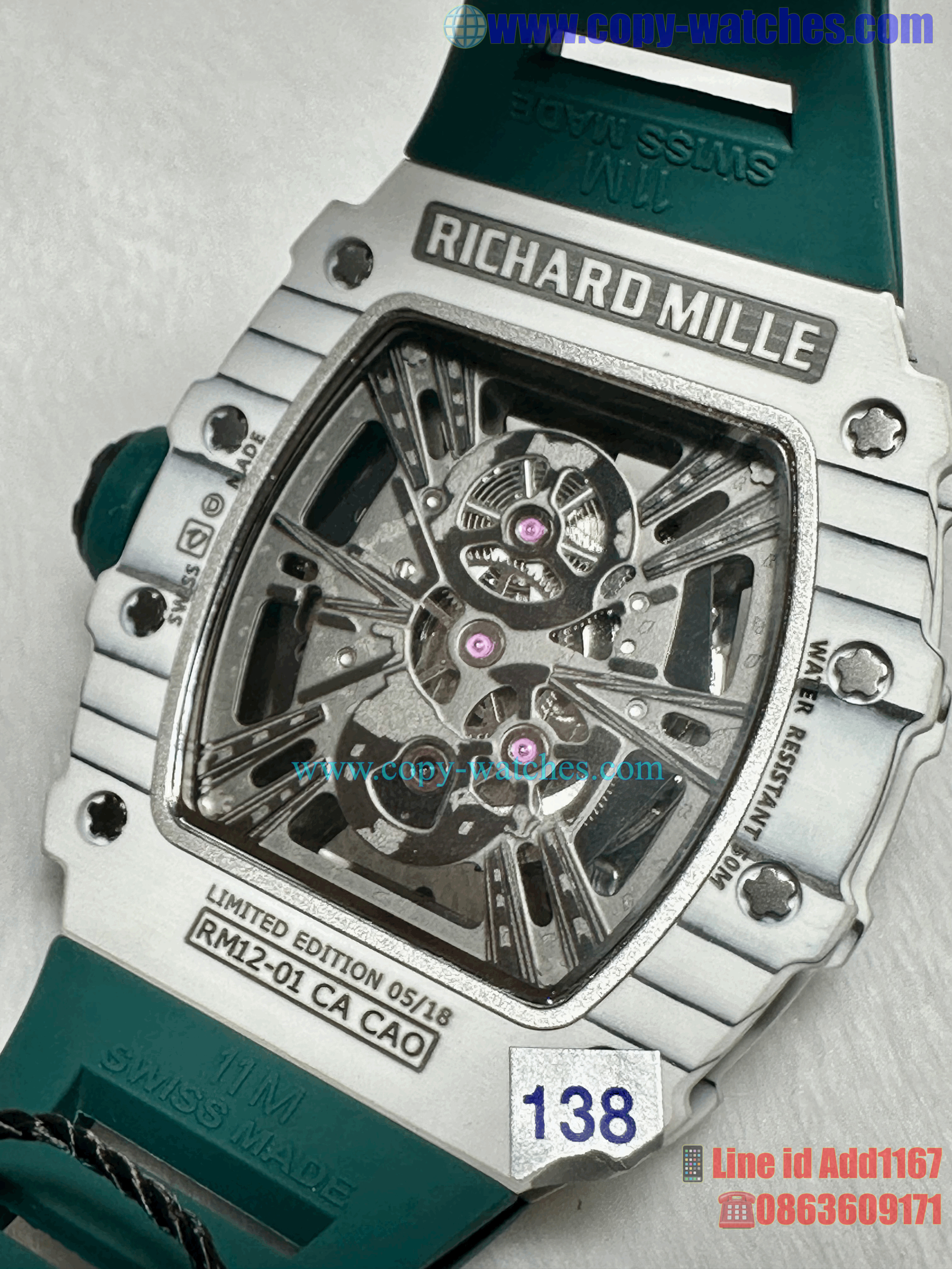 Richard Mille RM12-01 White Carbon