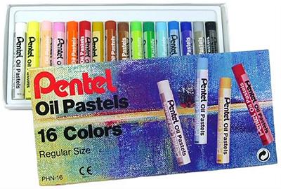 สีชอล์ค Pentel 16สี (ขายยกโหล12กล่อง)