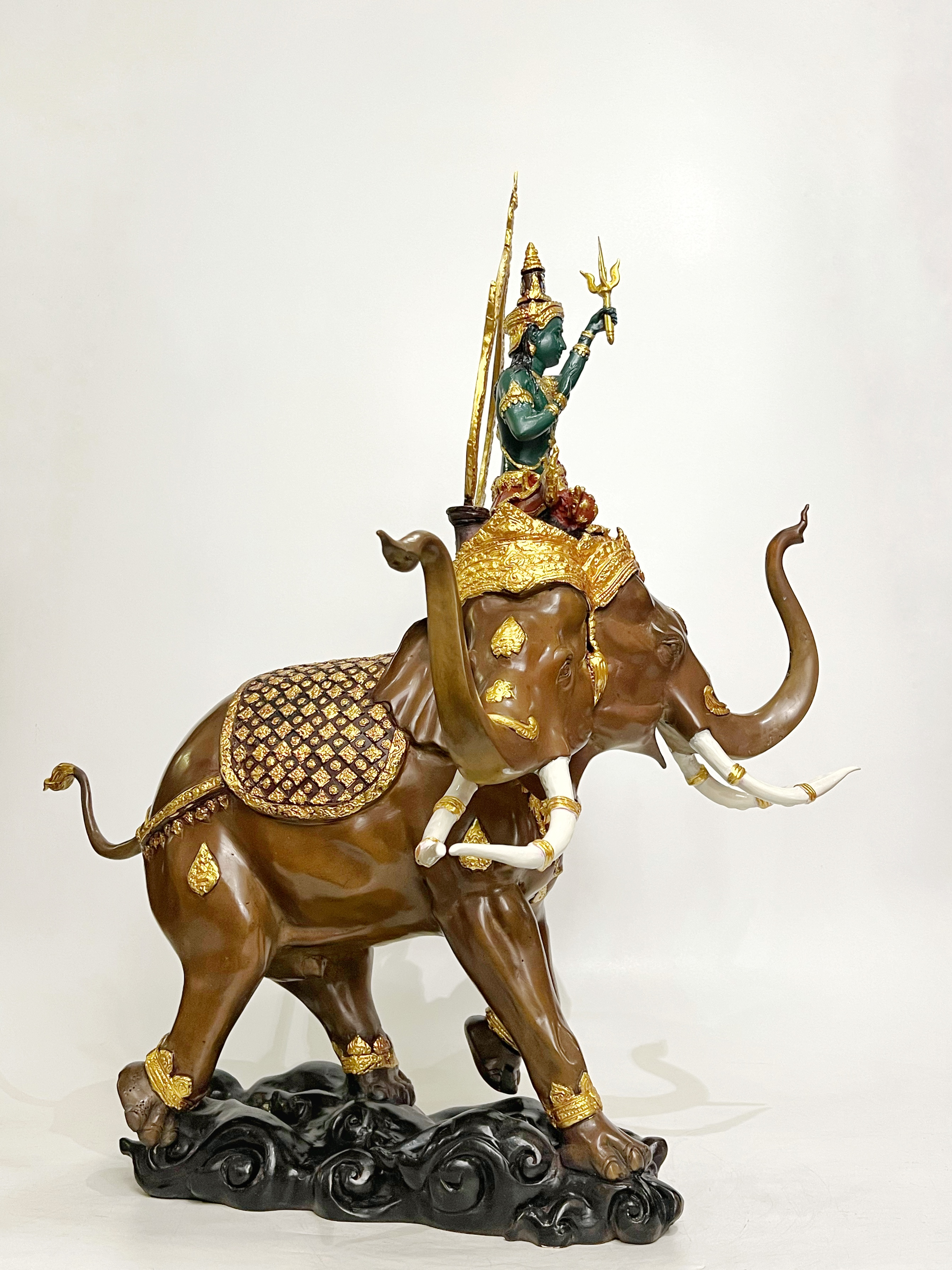 พระอินทร์ทรงช้างเอราวัณ สูง 27 นิ้ว