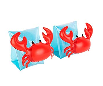 ปลอกแขนว่ายน้ำสำหรับเด็ก ลายปู Inflatable Crab Arm Band for kid