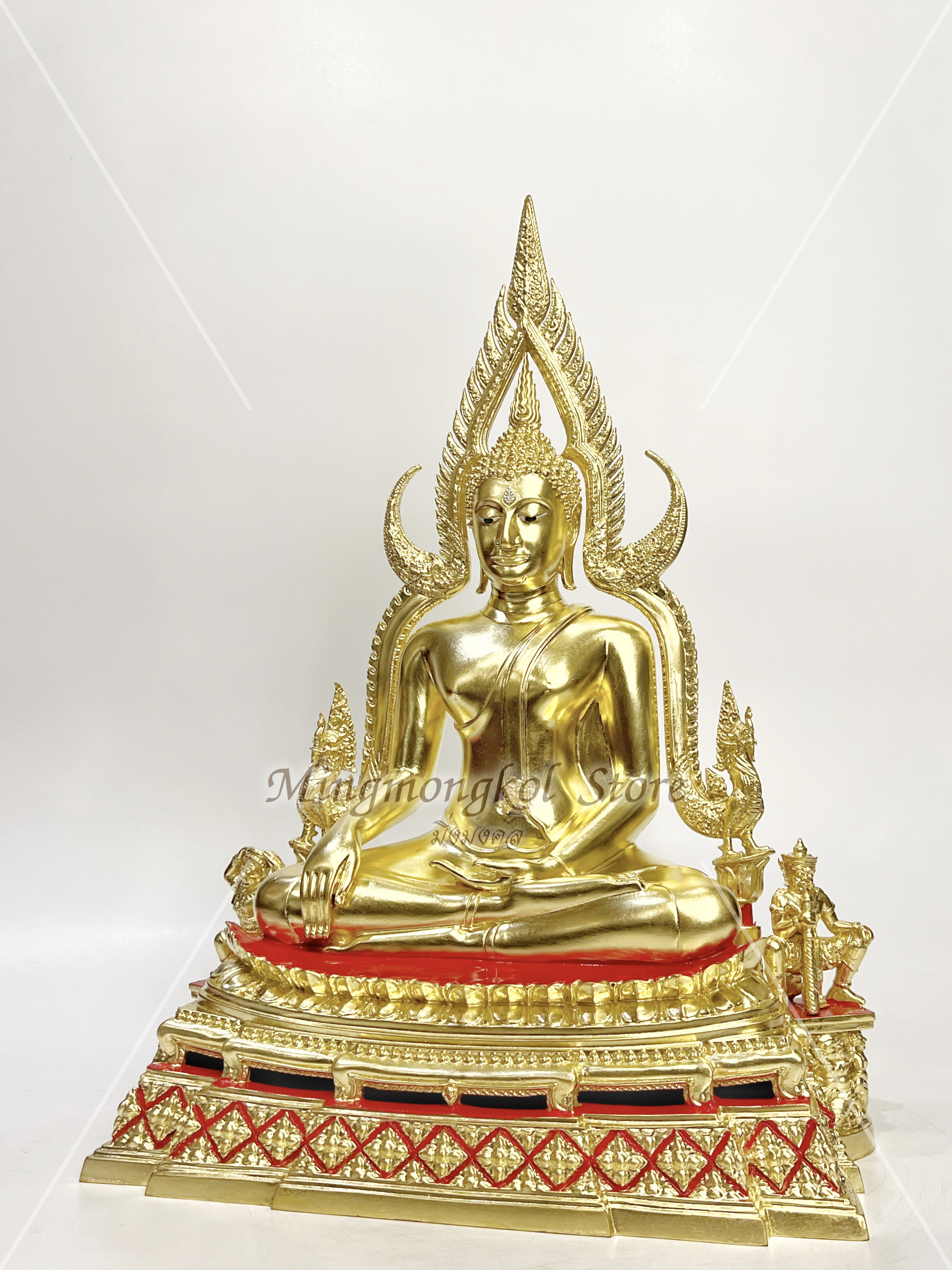 พระพระพุทธชินราชจำลอง รุ่น 666 ปี หน้าตัก 9.9 นิ้ว (หมายเลข 431)