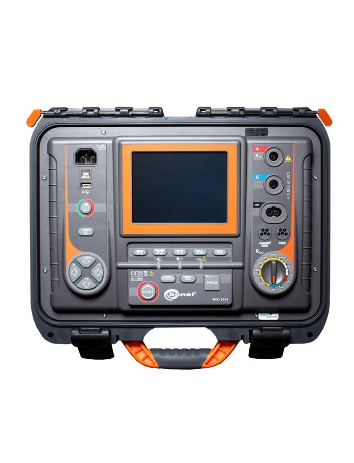 SONEL รุ่น MIC-5010 เครื่องเทสความเป็นฉนวนทางไฟฟ้า ระดับแรงดัน 5000V ย่านความต้านทาน 15TΩ พร้อมฟังก์ชั่น Continuity test @200mA