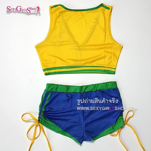 ชุดเชียร์บอล ชุดฟุตบอล Football รุ่นท๊อป - บราซิล