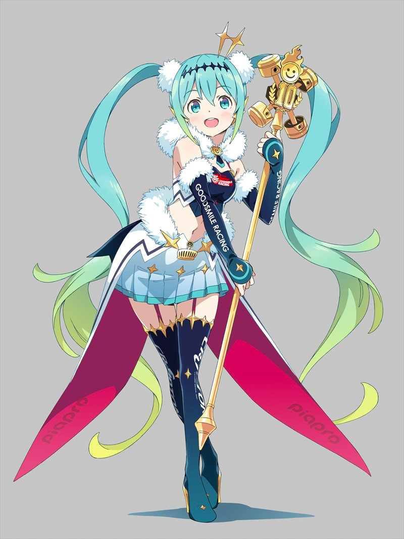 ปิดออเดอร์ (Pre-Order) (Pre-Order) Hatsune Miku Racing 2018 - 1/7 (Aquamarine, Good Smile Company)