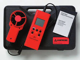 AMPROBE รุ่น TMA10-A เครื่องวัด ค่าความเร็วลม ค่าอัตราการไหล ค่าอุณหภูมิ แบบมือถือ