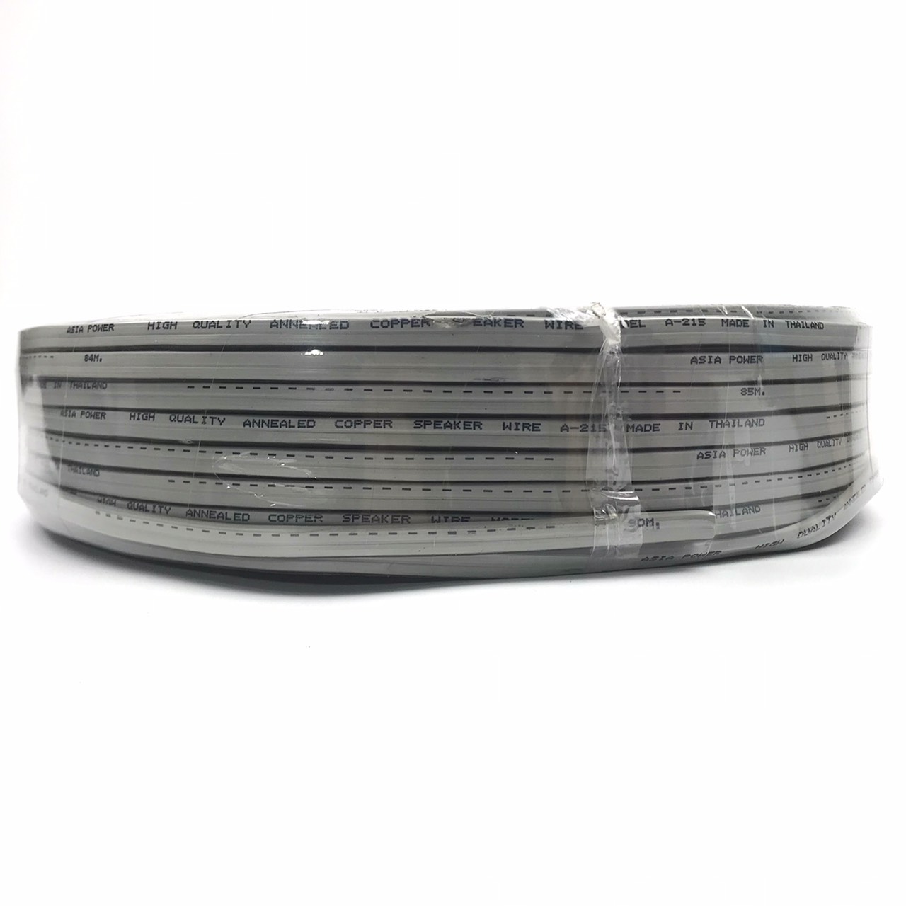 สายลำโพงอ่อนสีเทาขนาด 2 x 2.5 mm. SPEAKER WIRE A-225 ม้วน 90 เมตร