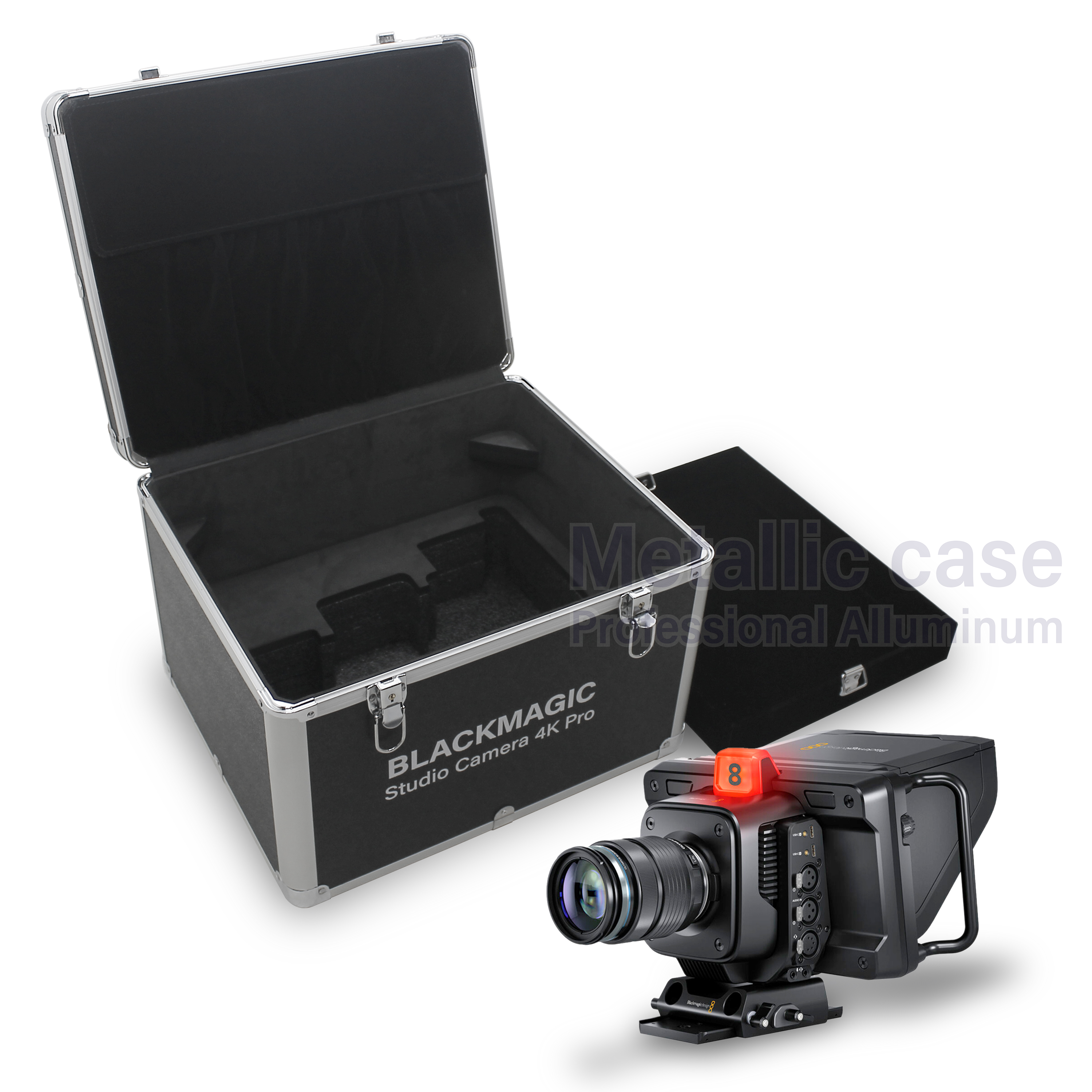 metalliccase8391-05-6501 /Blackmagic Studio Camera 4K Pro (42x35x32 T1C1H3K1P3)