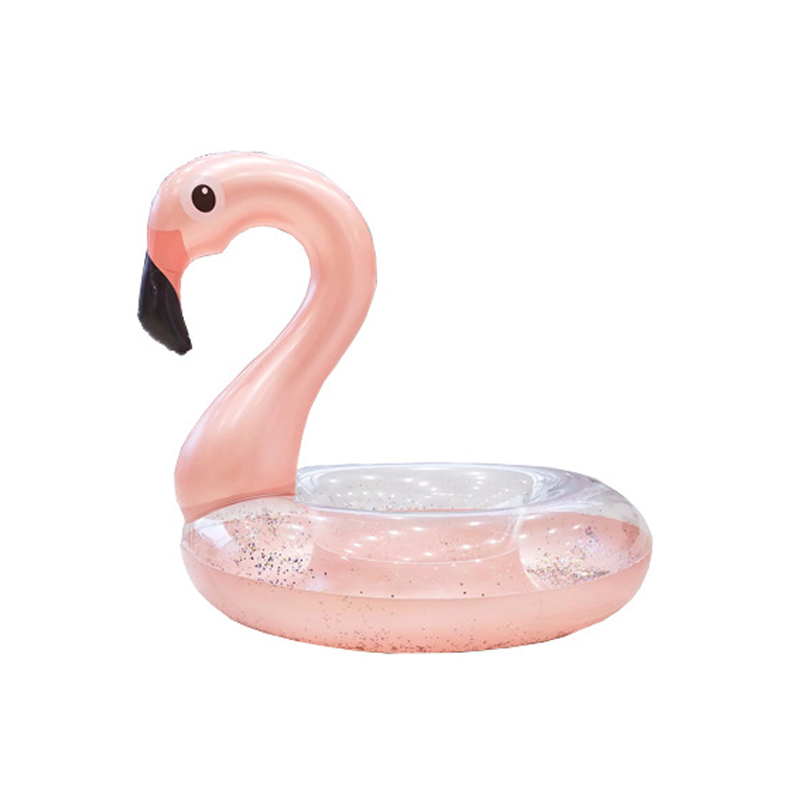 ห่วงยางฟลามิงโก้ริงค์ กลิตเตอร์ Inflatable Glister Flamingo Ring Pool Float