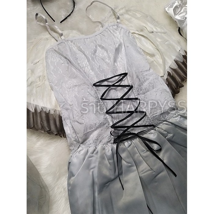 ชุดนางฟ้า ทูโทน Dark Angle ขาวดำไล่เฉด