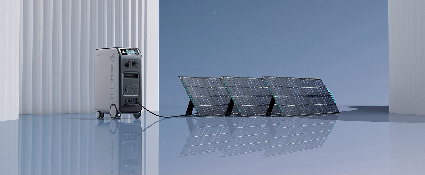 BLUETTI EP500Pro Solar Power Station | 3000W 5120Wh แบตเตอรี่สำรองอเนกประสงค์