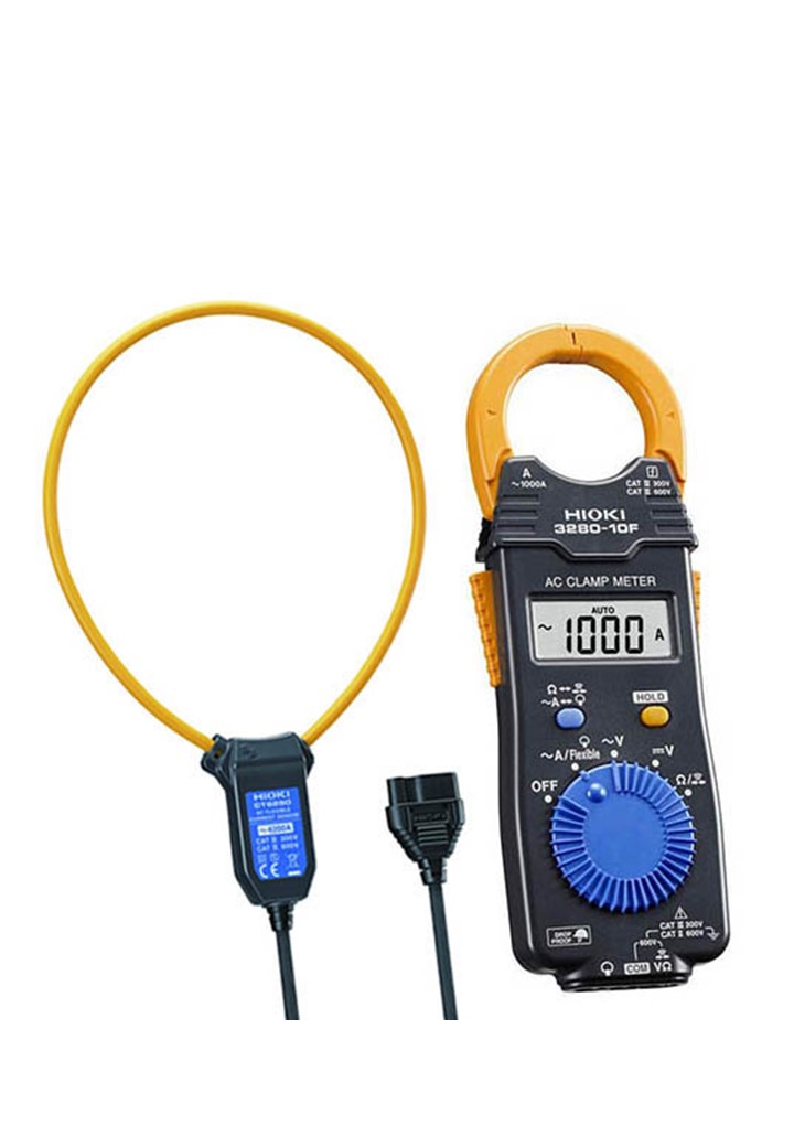 HIOKI 3280-70F ดิจิตอลแคลมป์มิเตอร์แบบ AC ขนาด 1000A@ปากแคลมป์ 33 มิลลิเมตร พร้อม CT6280 Flex Clamp 4200 A ac