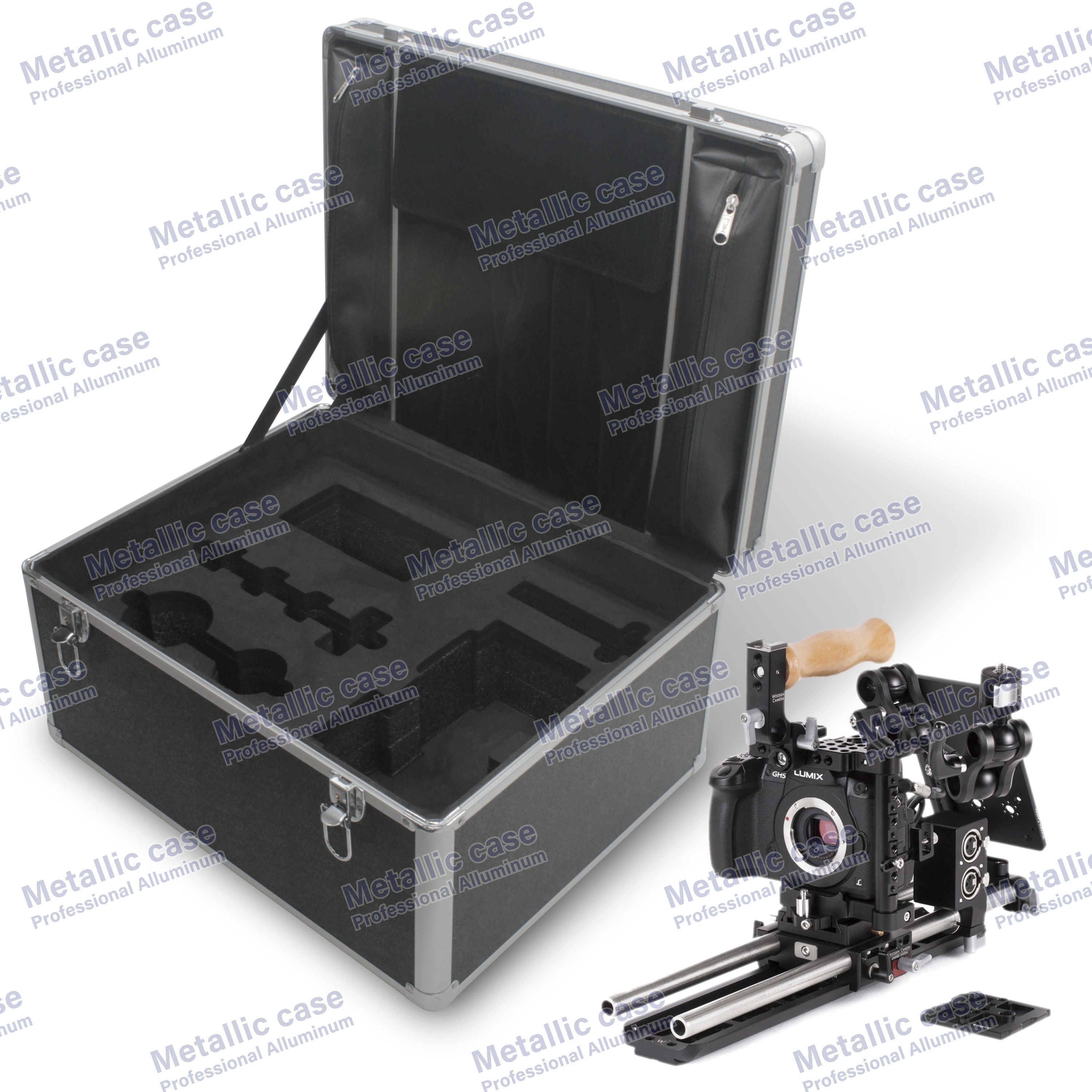 metalliccase8219-05-6404 /Panasonic GH5+Accessorier(47.5x37.5x25.5 T1C1H1K1P1)