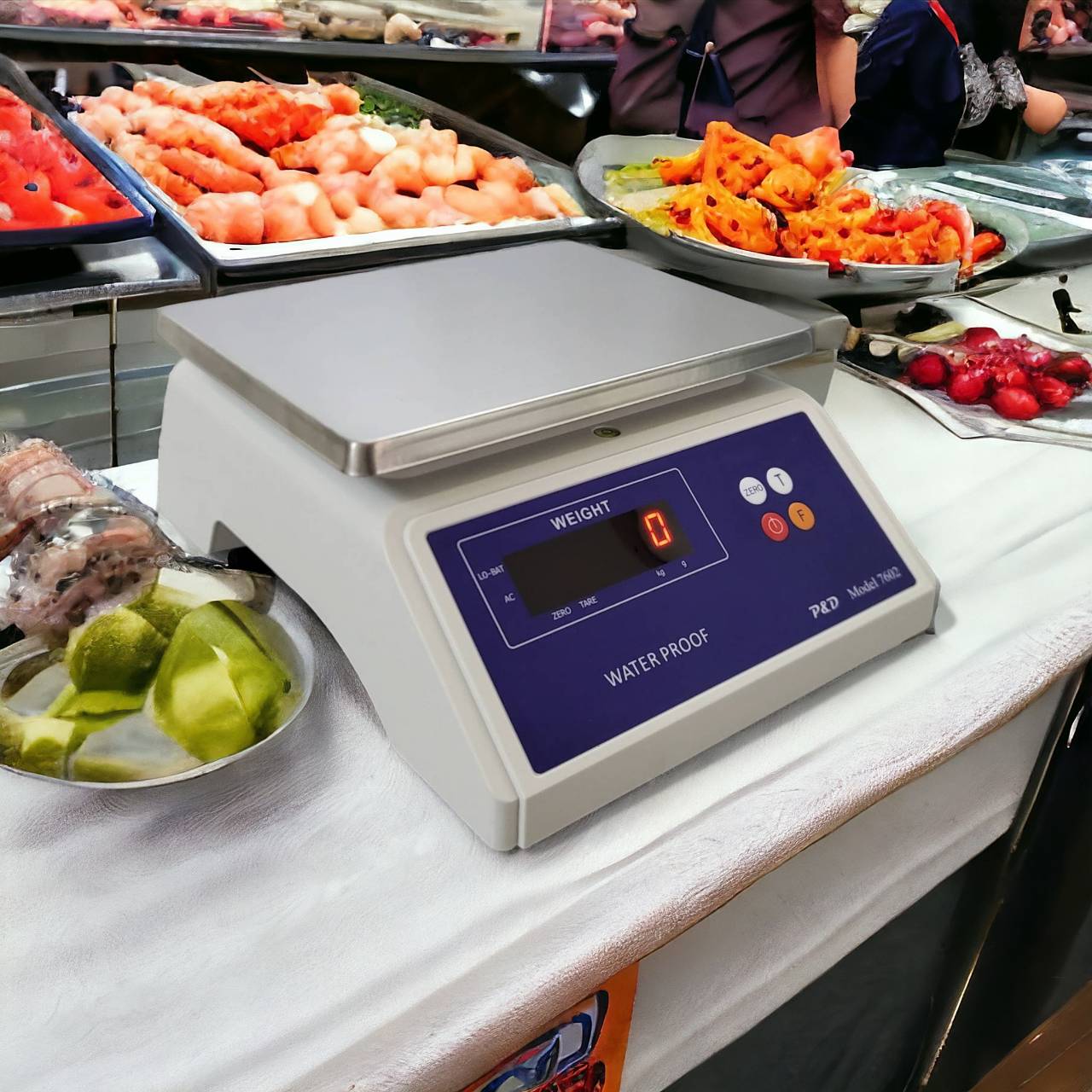 เครื่องชั่งดิจิตอลกันน้ำ 15 kg. ค่าละเอียด 1 g.