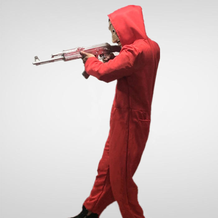 ชุดทรชนคนปล้นโลก ซัลวาดอร์ ดาลี ซิปดำ ทรชนปล้นโลก จาก Money Heist "La Casa De Papel"