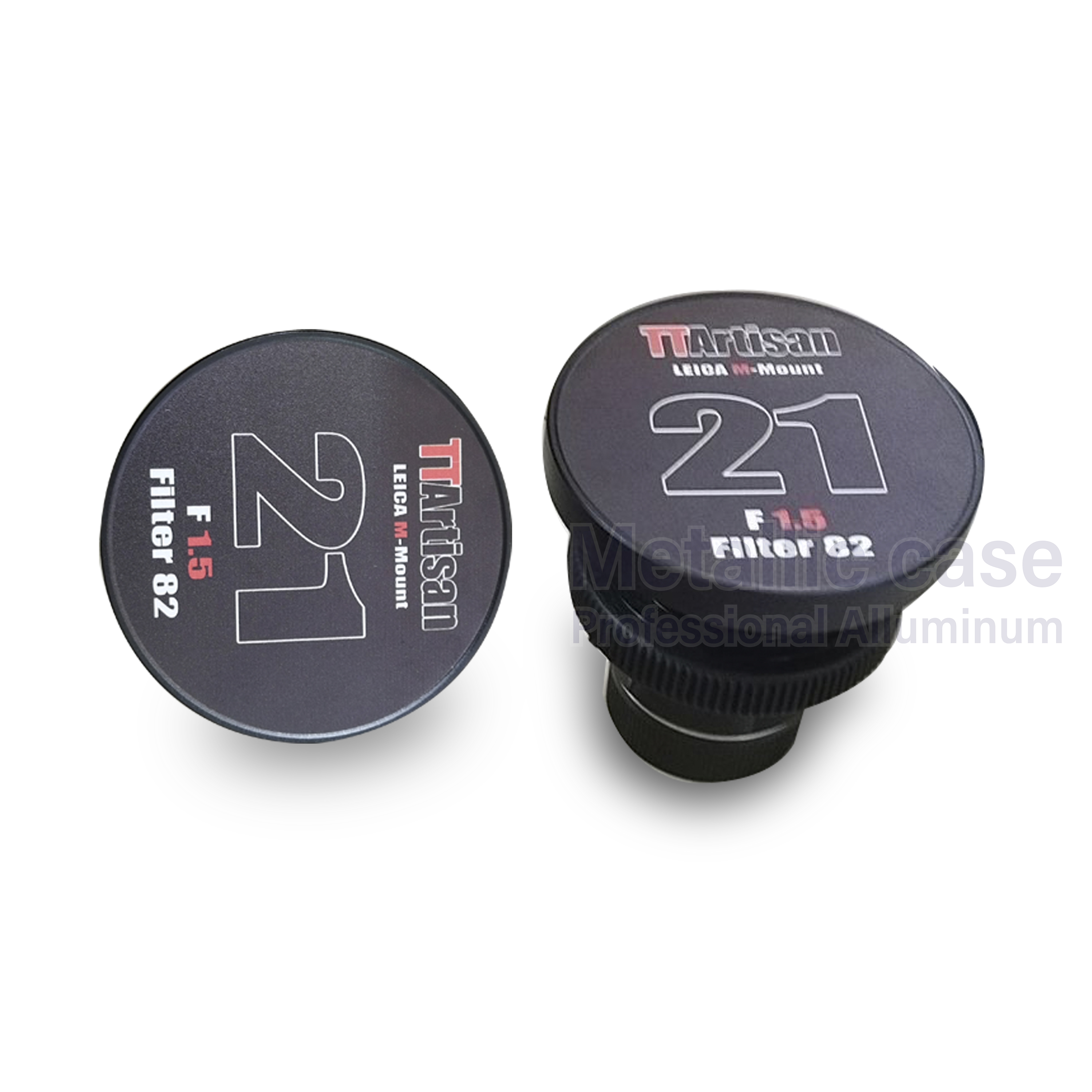 metalliccase2-1123-AAA-6706 / ฝากล้อง LEICA M-Mount 21-F 1.5 Fllten (8.9x1.2cm)