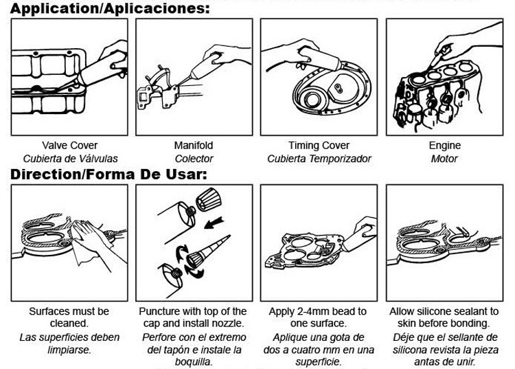 กาวทาปะเก็น สีเทา ยี้ห้อ Amar ขนาด 85 กรัม