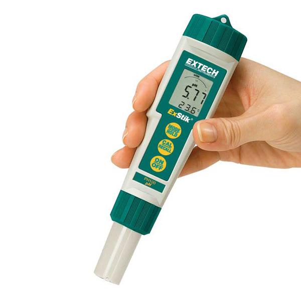 EXTECH รุ่น PH100 เครื่องวัดค่า pH ของน้ำ Flat surface electrode design
