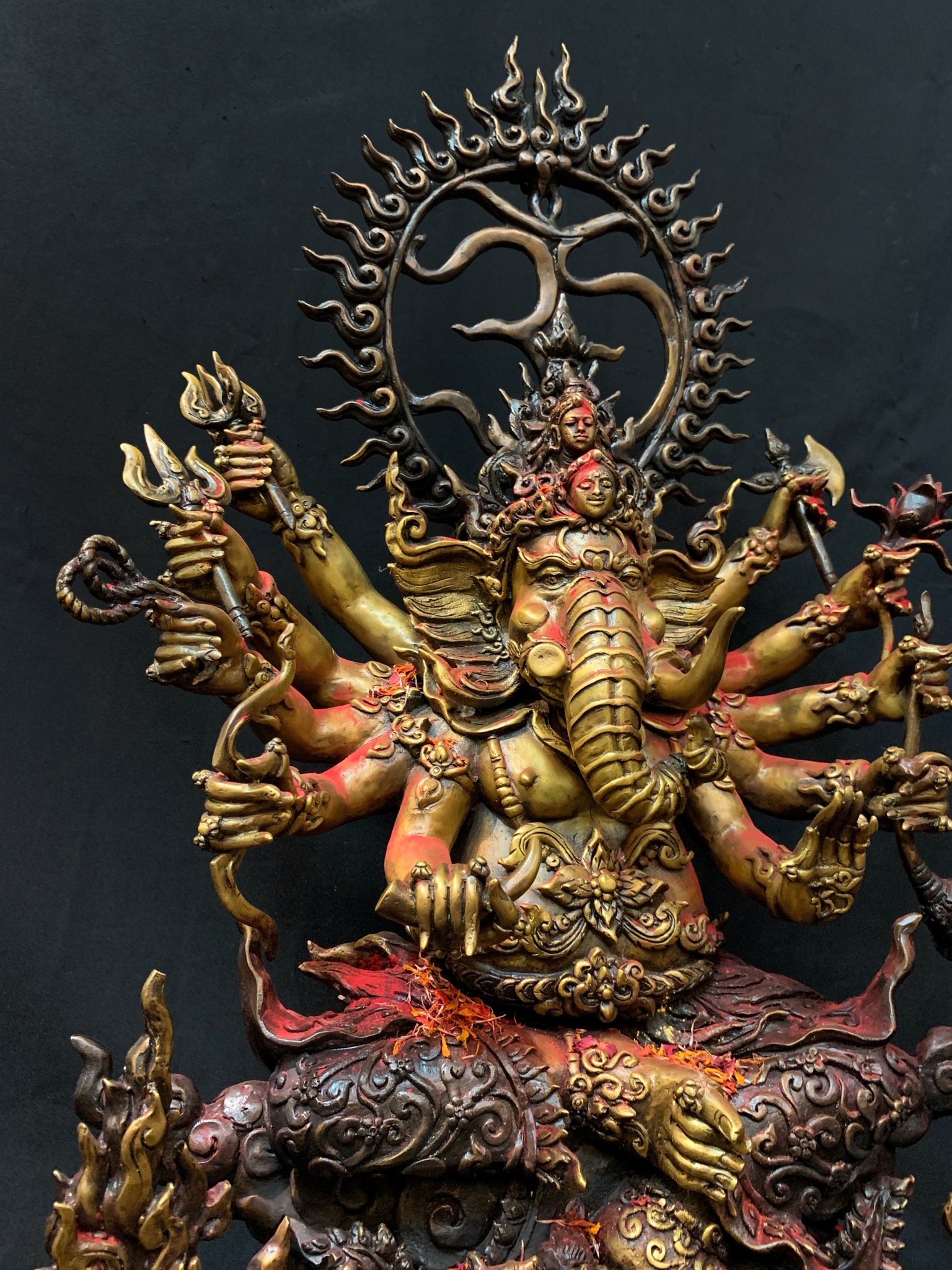 พระพิฆเนศ รุ่นโอมมหาเศรษฐี หน้าตัก 12 นิ้ว