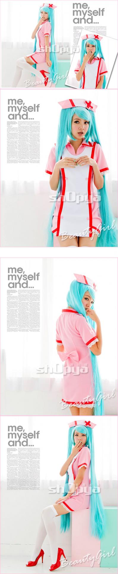 ชุดพยาบาล Hatsune Miku มัสคอทของโปรแกรม Vocaloid 2