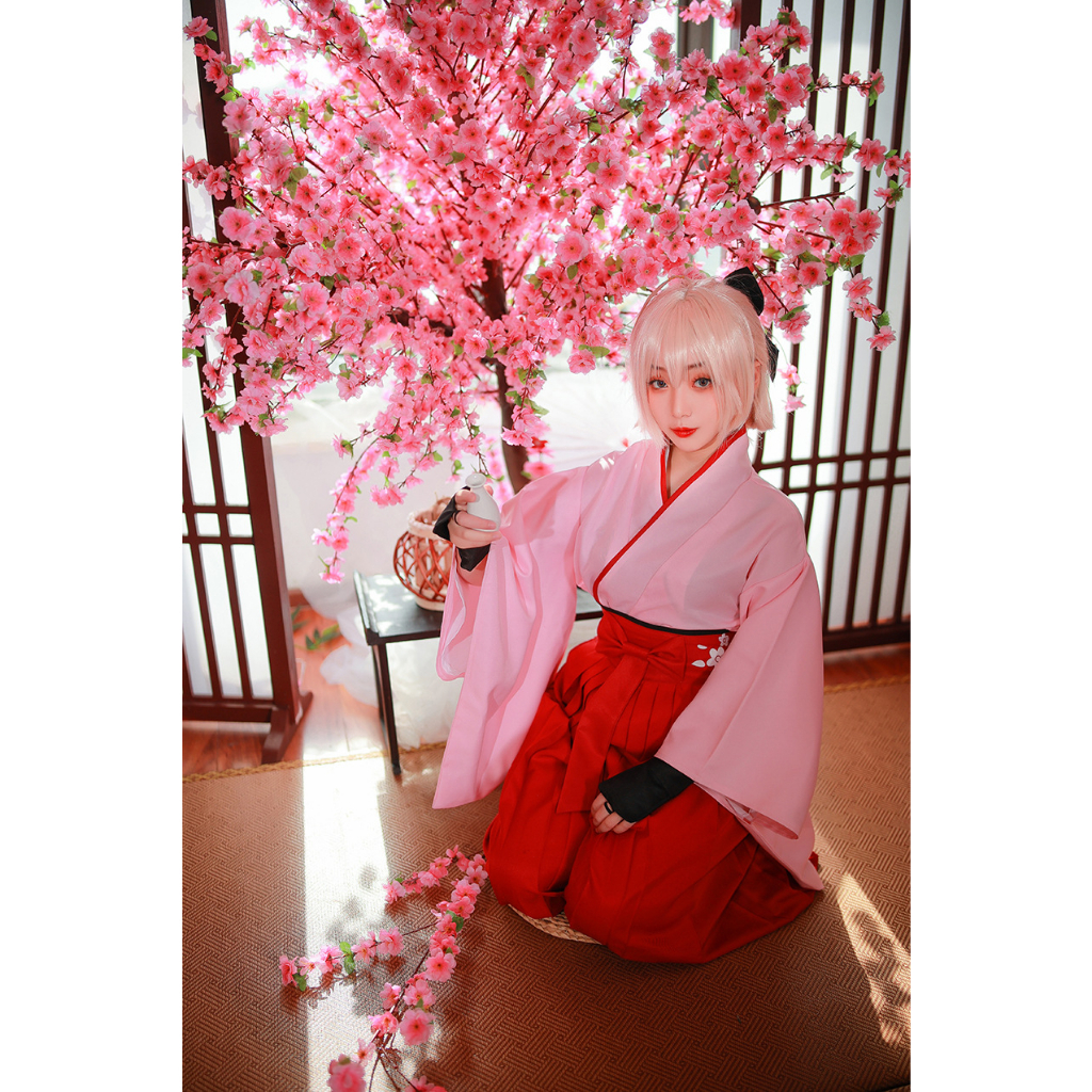 ชุดคอสเพลย์ ชุดญี่ปุ่น OKITA SOUJI 🏍️💨ส่งไวจาก กทม.