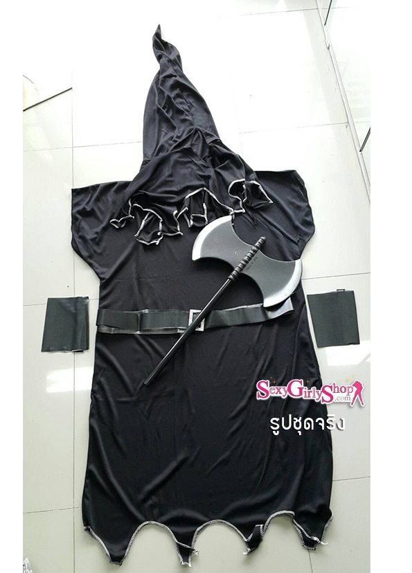 ชุดเพชรฆาต ปิดหน้า พร้อม ขวาน