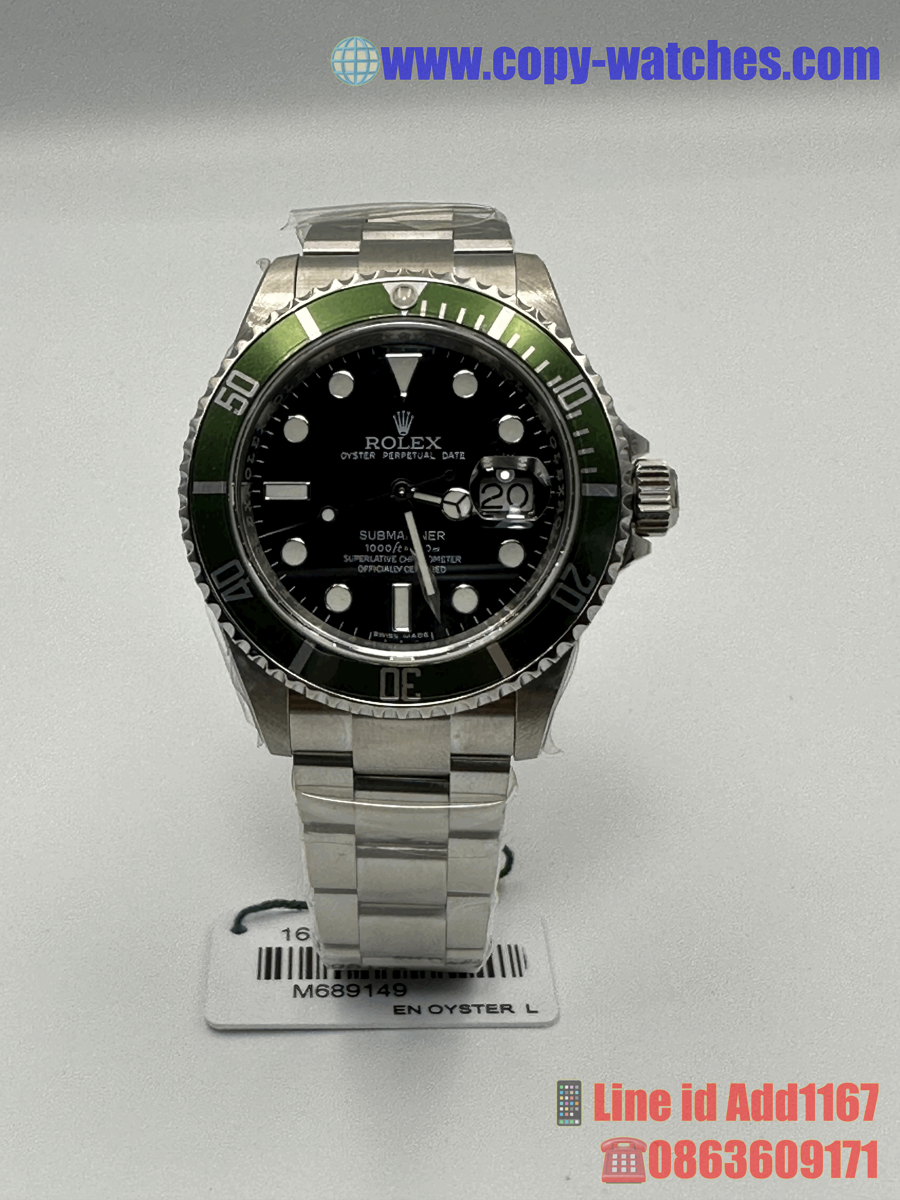 Rolex Submariner Date Kermit 50th (Swiss RA)