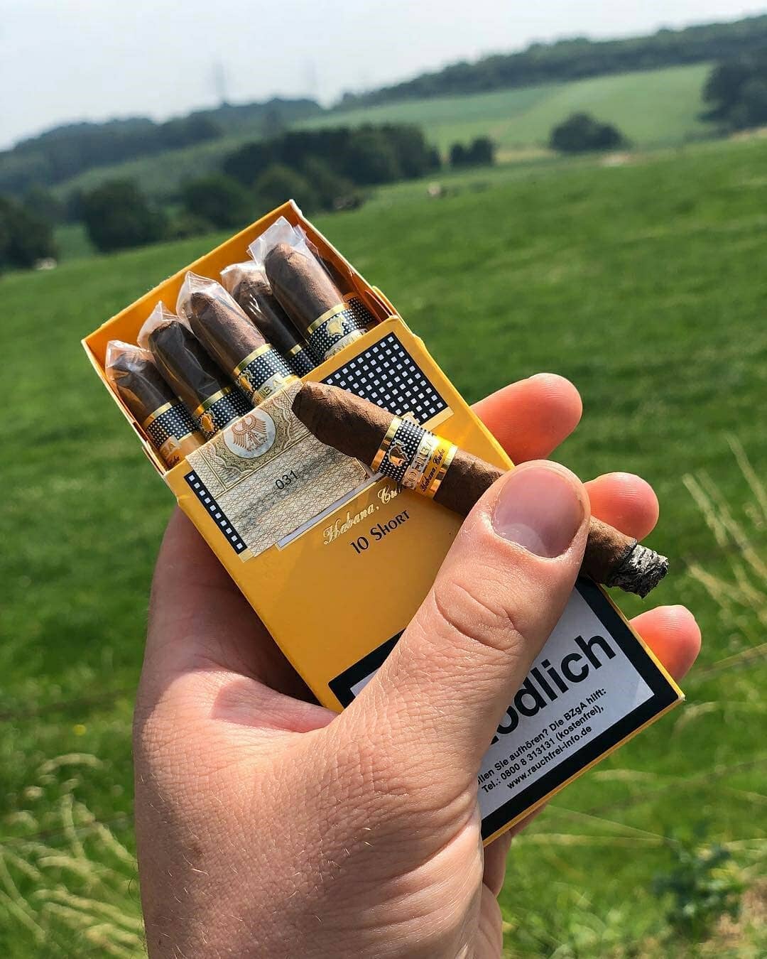 Cohiba Short คิวบา10มวน("3¼" x 27")