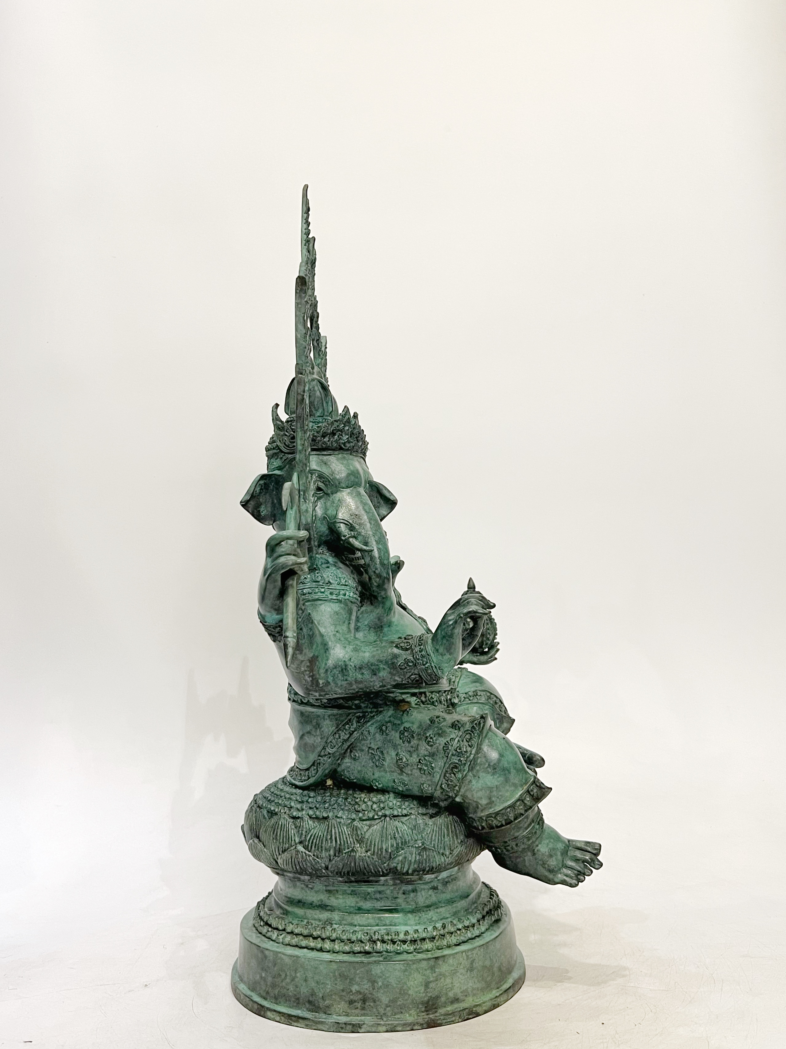 พระพิฆเนศ ปางทวิมุข หน้าตัก 9 นิ้ว