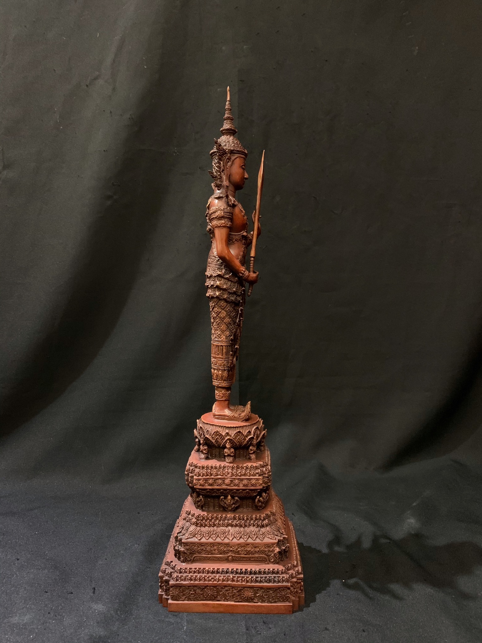 พระสยามเทวาธิราช พระคลังมหาสมบัติ ทรงเครื่องจักพรรดิ์ หน้าตัก 5 นิ้ว