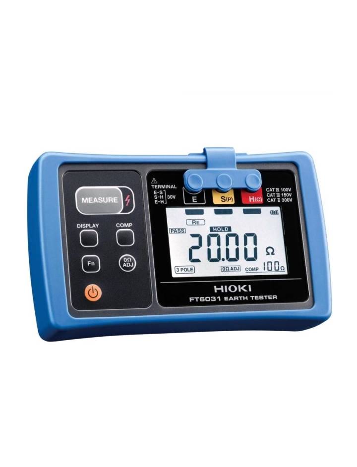 HIOKI FT6031-50 เครื่องทดสอบความต้านหลักดินของระบบไฟฟ้าแบบปักหลักเพิ่ม 2 & 3 หลัก