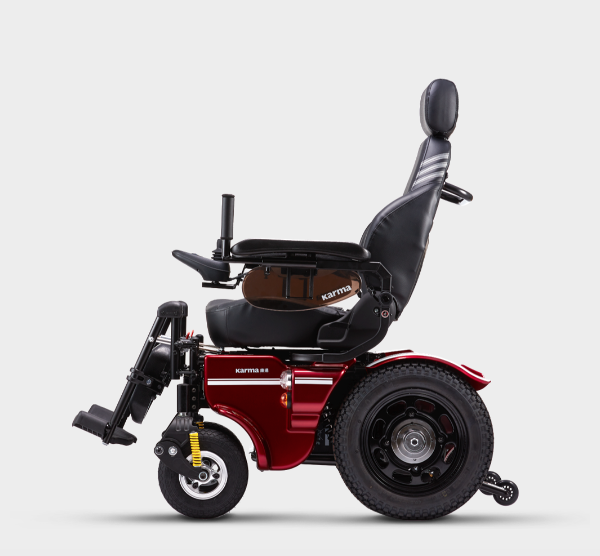 รถเข็นไฟฟ้าคาร์ม่า รุ่น Saber KP45.5 (Power WheelChair KARMA Saber KP45.5) สามารถปรับเอนนอนได้ รับประกันศูนย์ 5 ปี (รุ่น TOP)