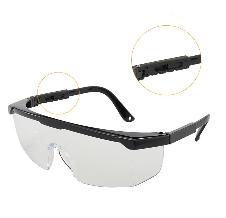 แว่นตาตัดหญ้า แว่นตานิรภัย แว่นตากันลม แว่นตากันสะเก็ด เลนส์ใส