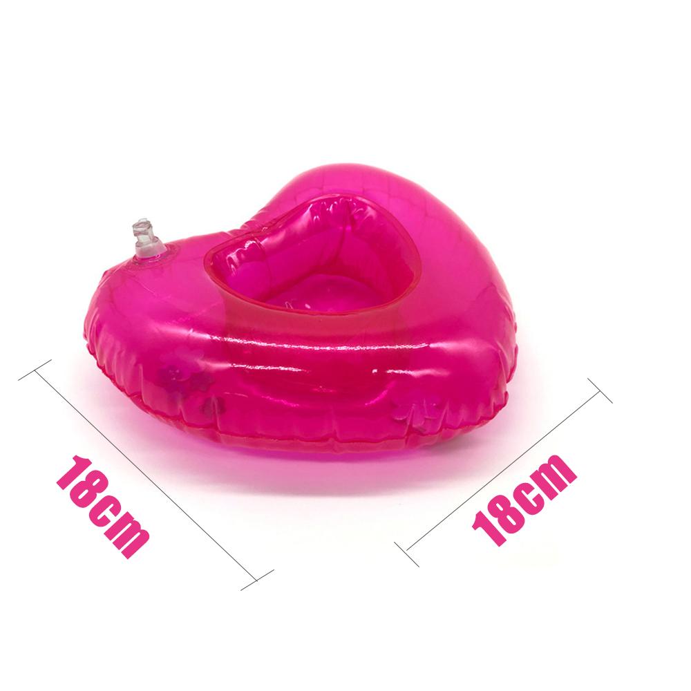 ที่วางแก้ว หัวใจ Inflatable Heart Cup Holder