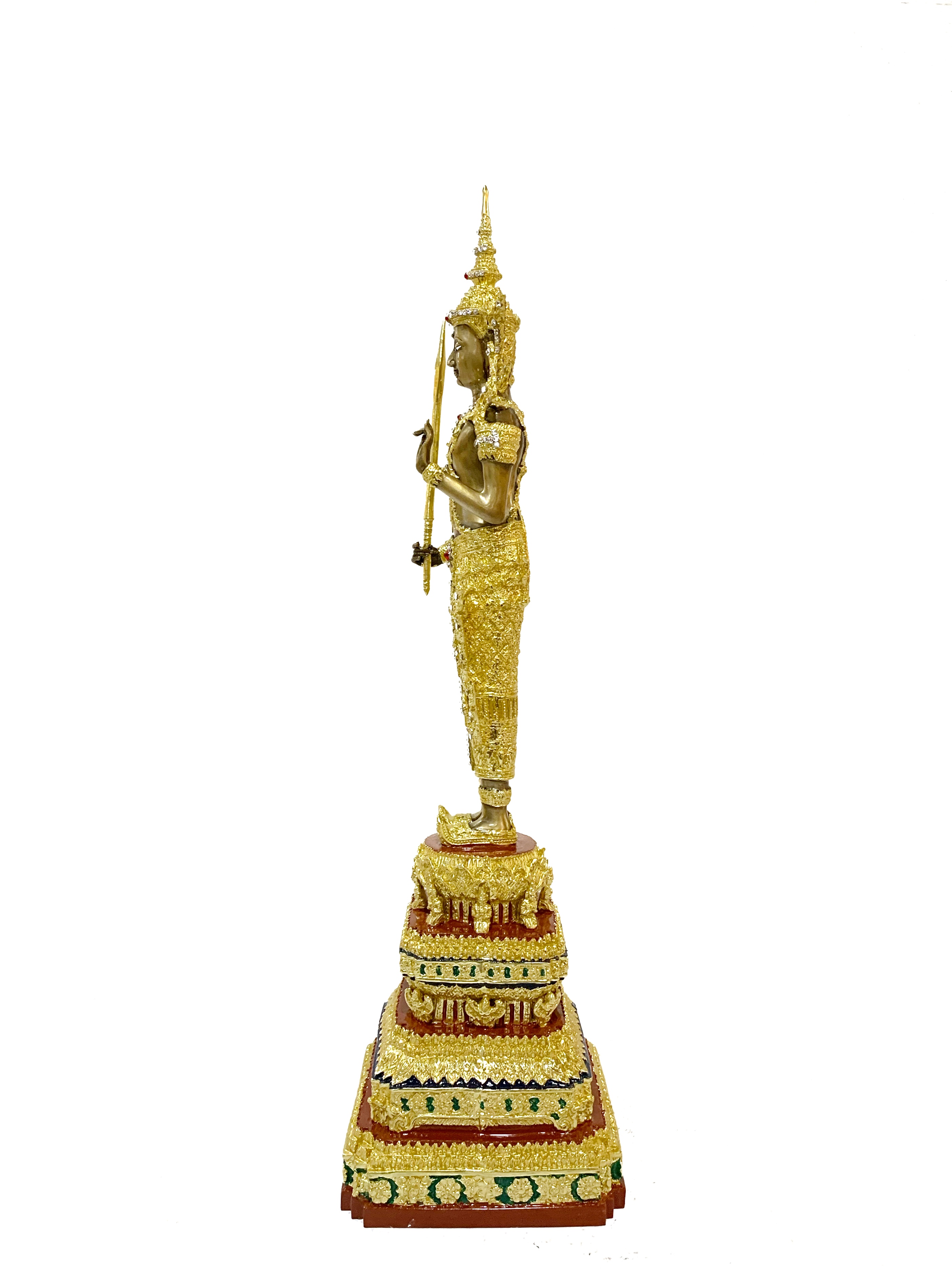 พระสยามเทวาธิราช พระคลังมหาสมบัติ ทรงเครื่องจักพรรดิ์ หน้าตัก 5 นิ้ว