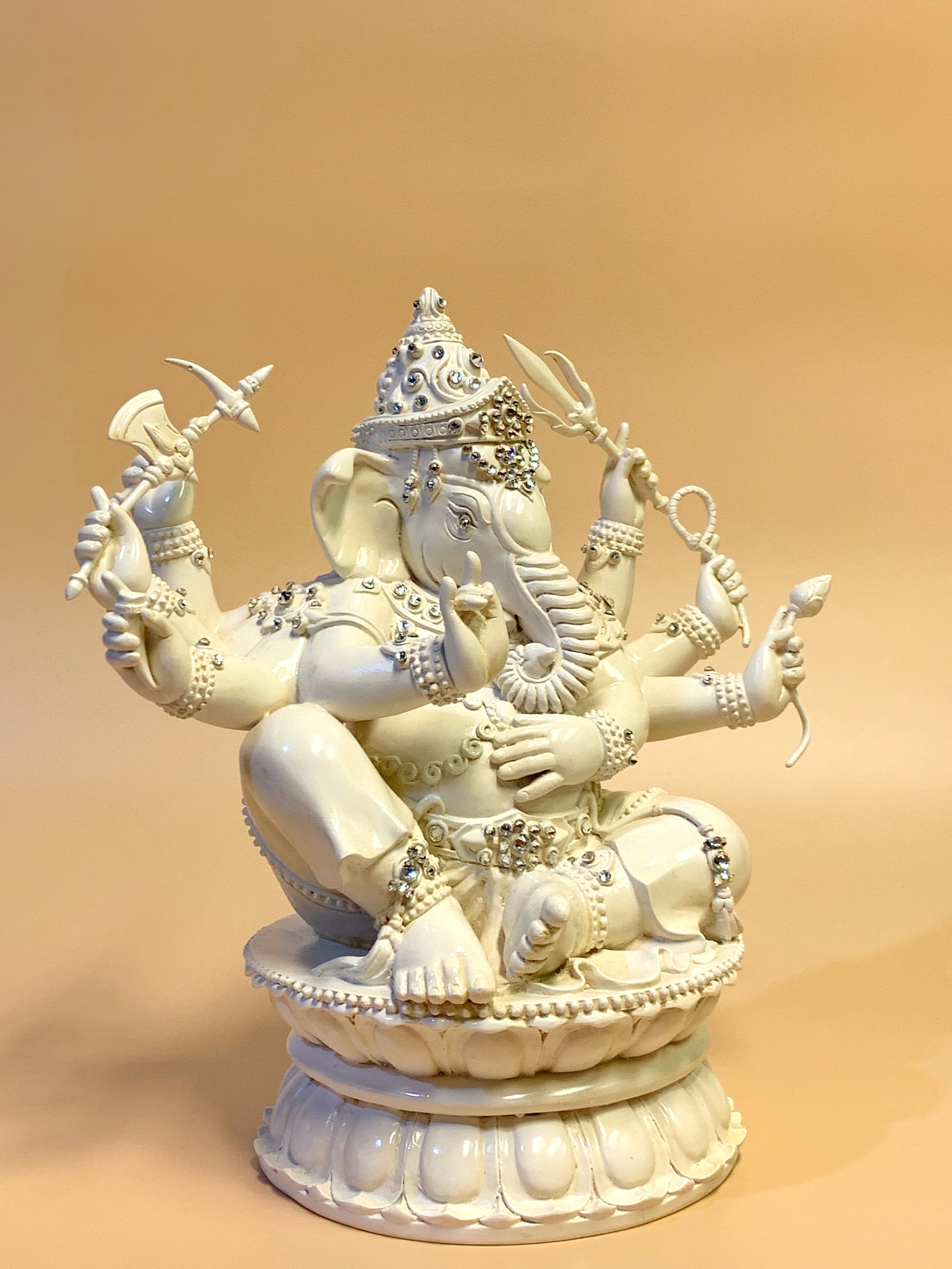 พระพิฆเนศ ประทานพร 8 กร หน้าตัก 9 นิ้ว