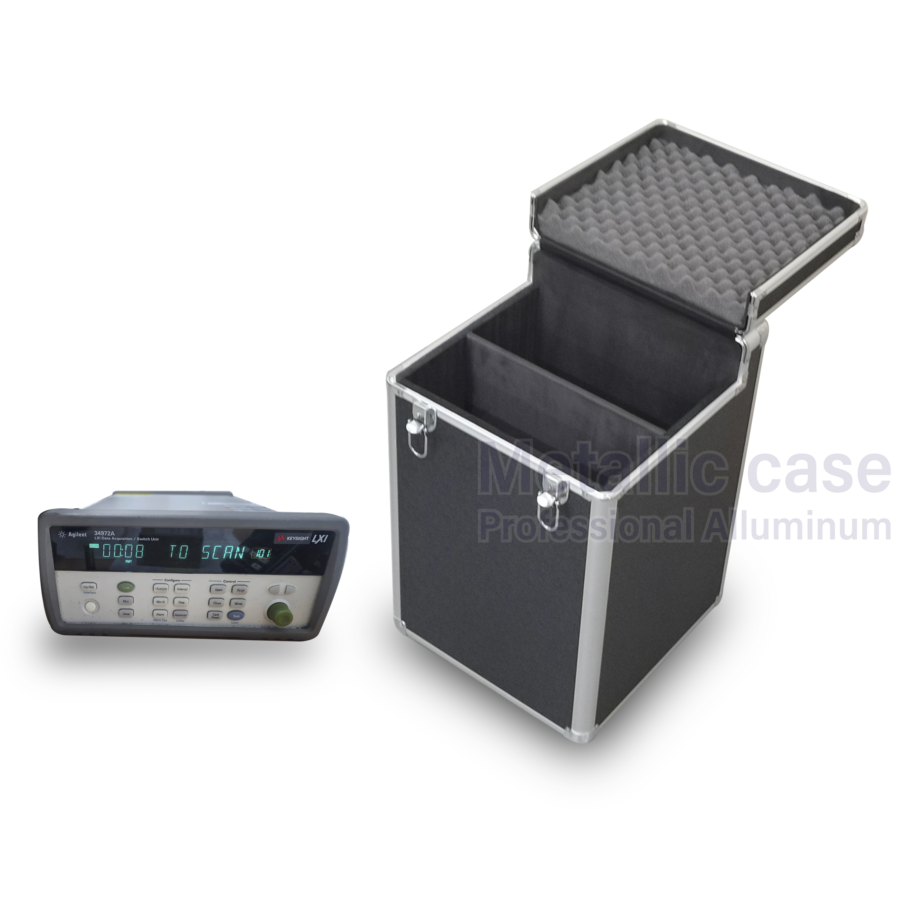 Metalliccase7313-10-6106 /Agilent 34972 A (31x29x42 T2C1H1K1P2U13)