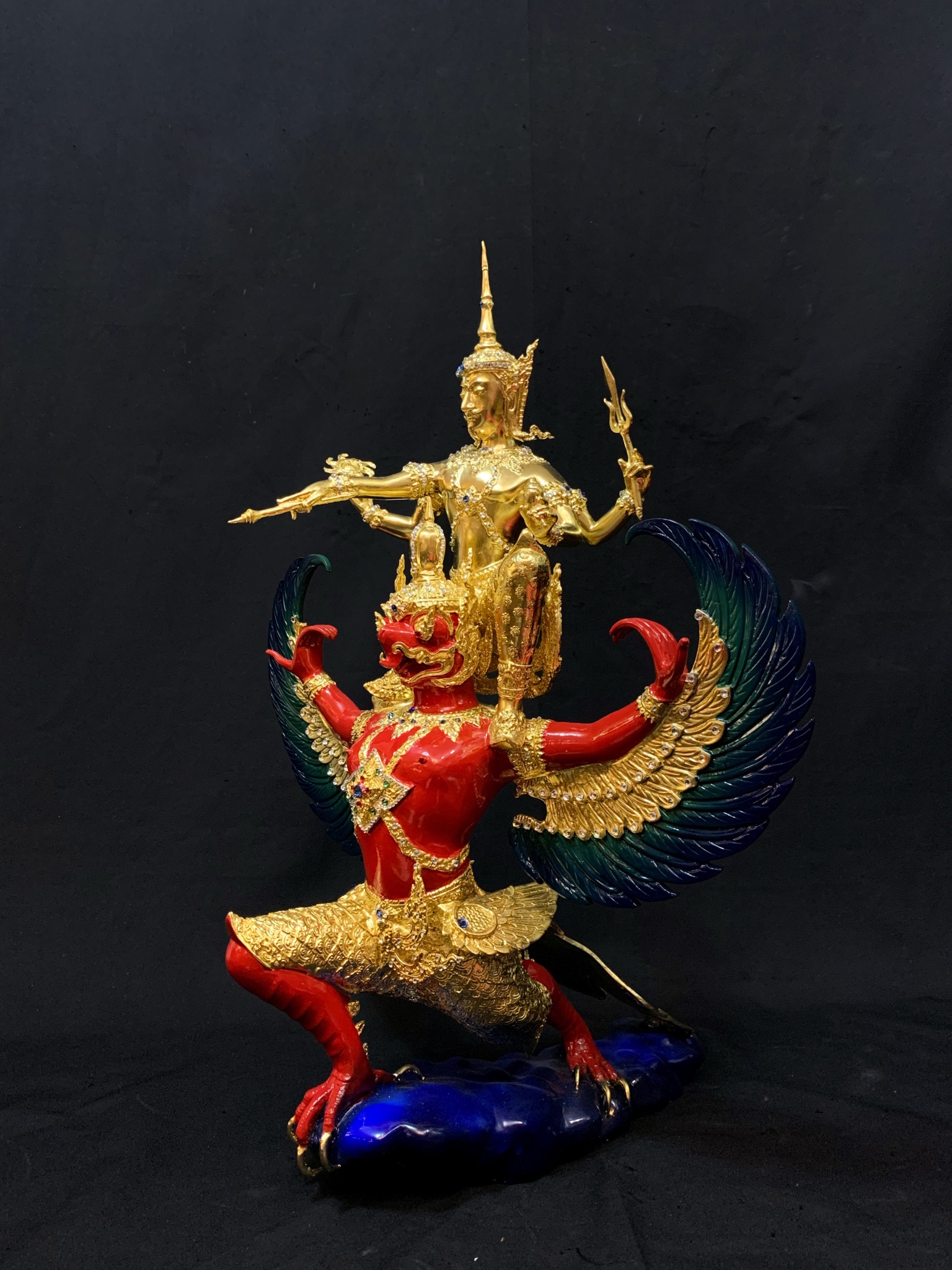 พระนารายณ์ทรงครุฑ หน้าตัก 9 นิ้ว