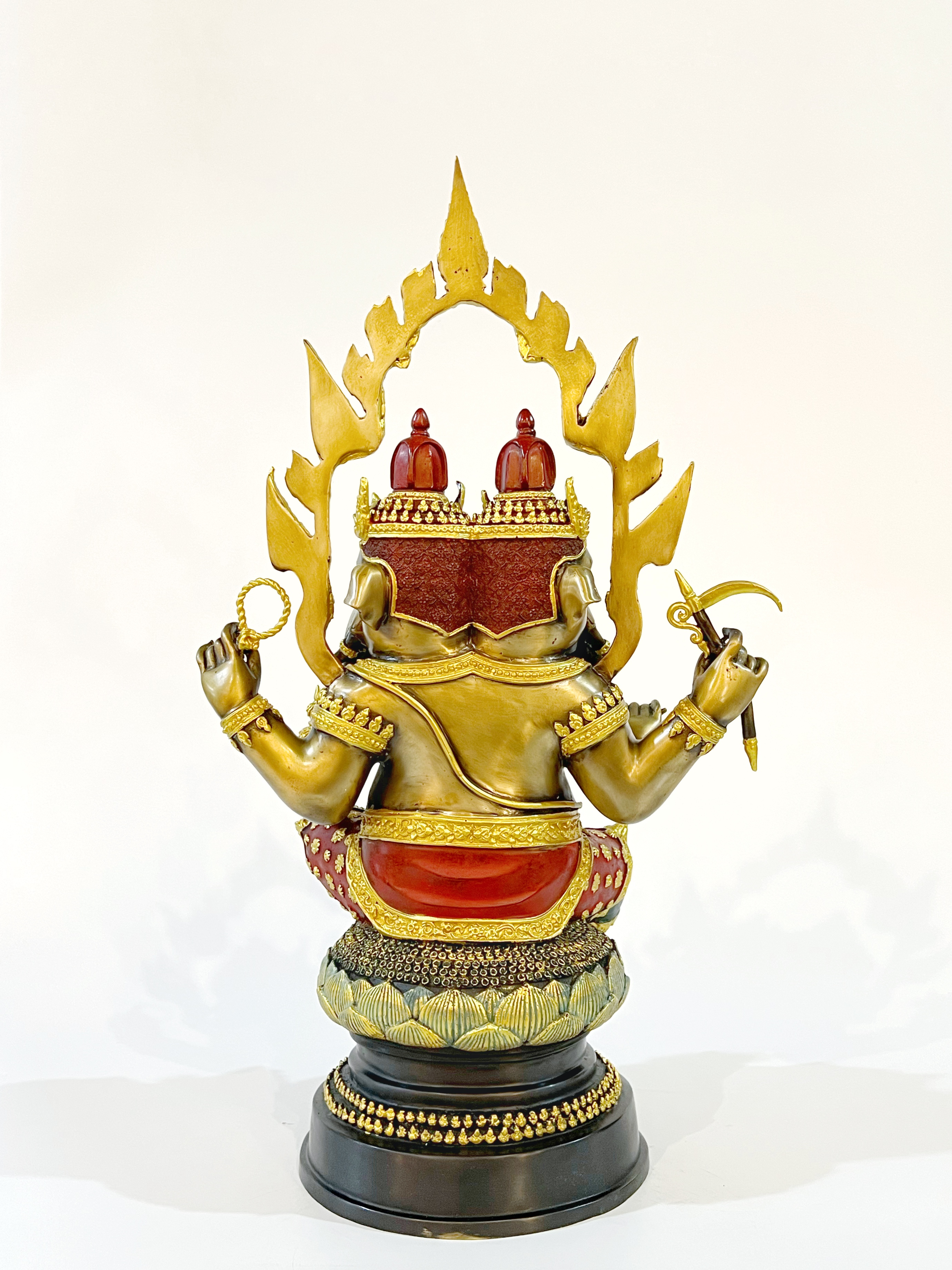 พระพิฆเนศ ปางทวิมุข หน้าตัก 9 นิ้ว