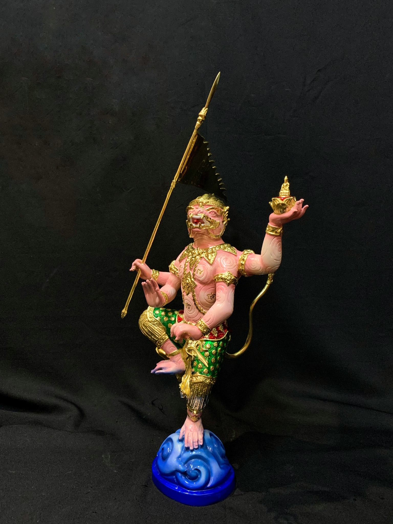 หนุมานชนะมาร ประทานพร หน้าตัก 9 นิ้ว