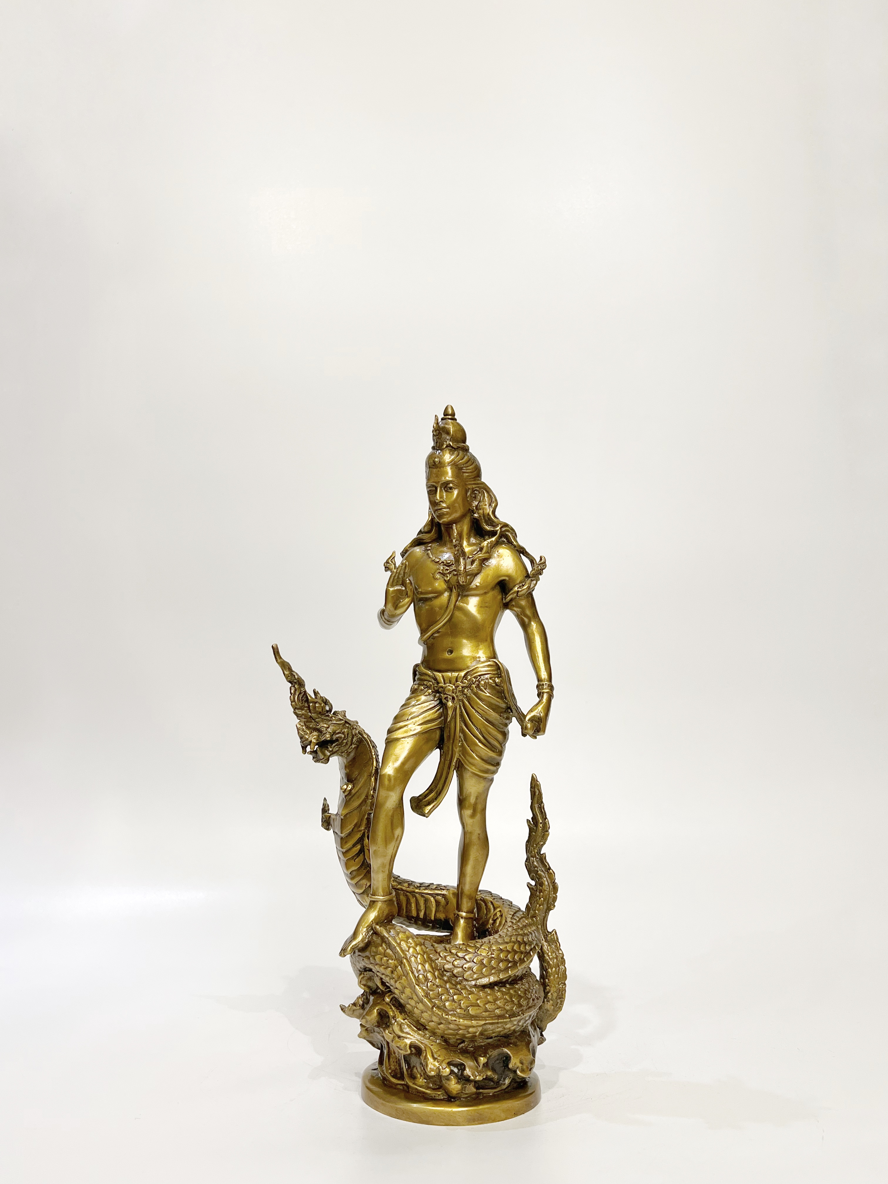 นาคาธิปดีศรีสุทโธ และ นาคีศรีปทุมมา (ขนาดสูง 14 นิ้ว)