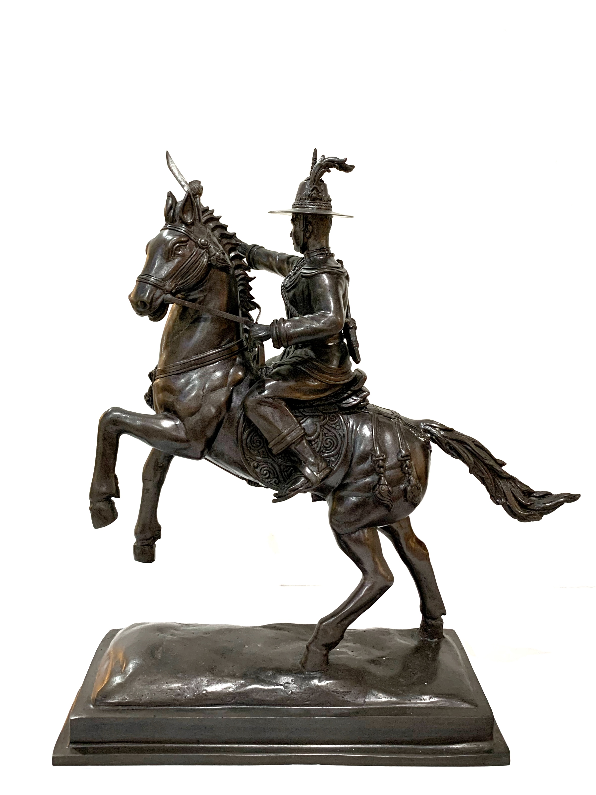 พระเจ้าตากสินมหาราช ทรงม้า หน้าตัก 5 นิ้ว