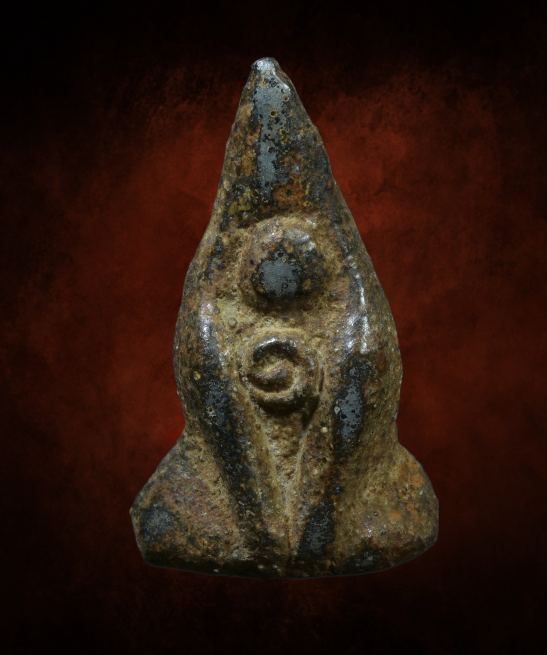 พระปิดตา กรุท้ายย่าน พิมพ์เขียด