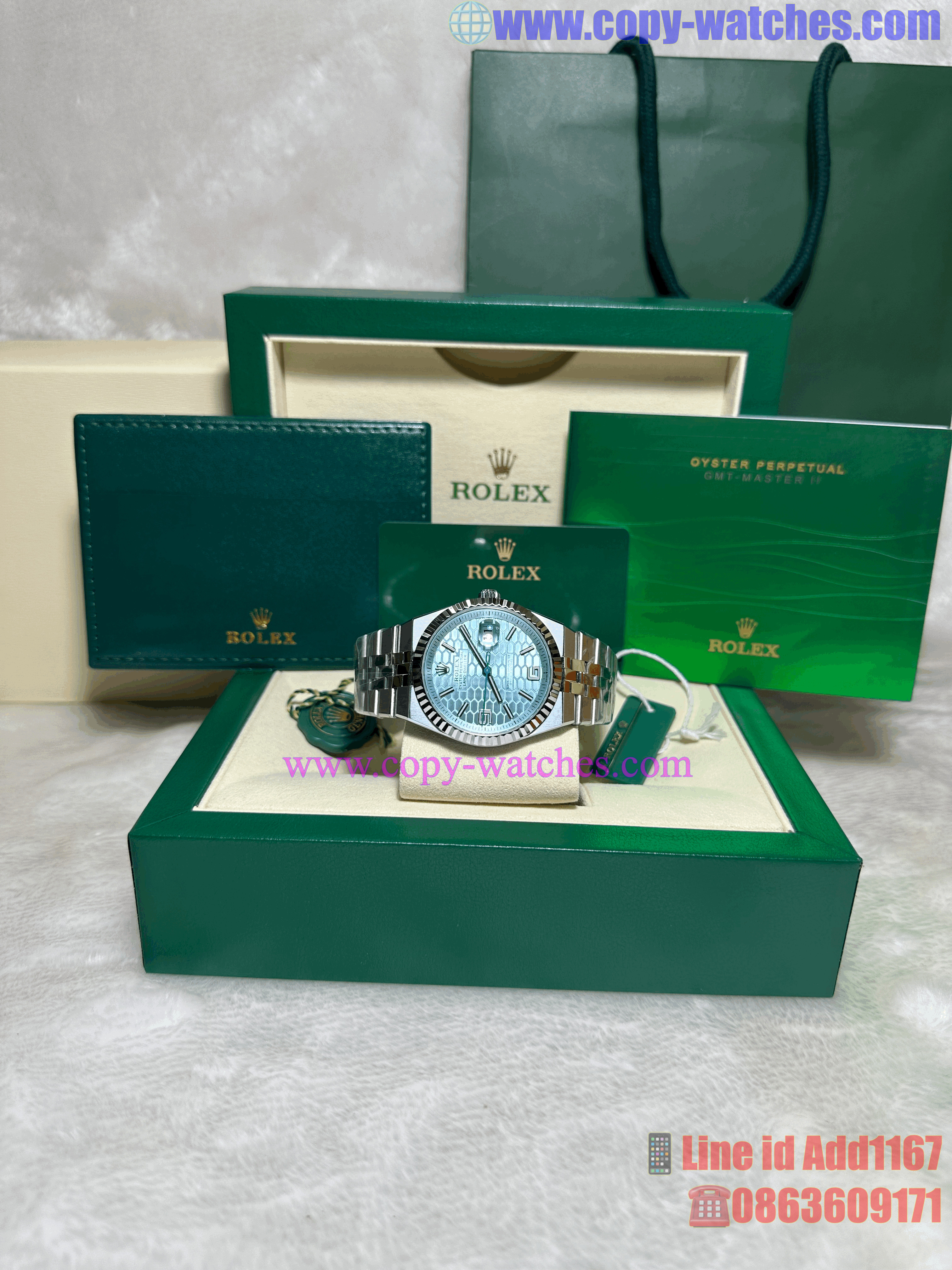 Rolex Land-Dweller ice-blue M127336 (Swiss QF)