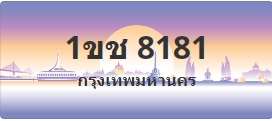 ป้ายประมูล 1ขช 8181