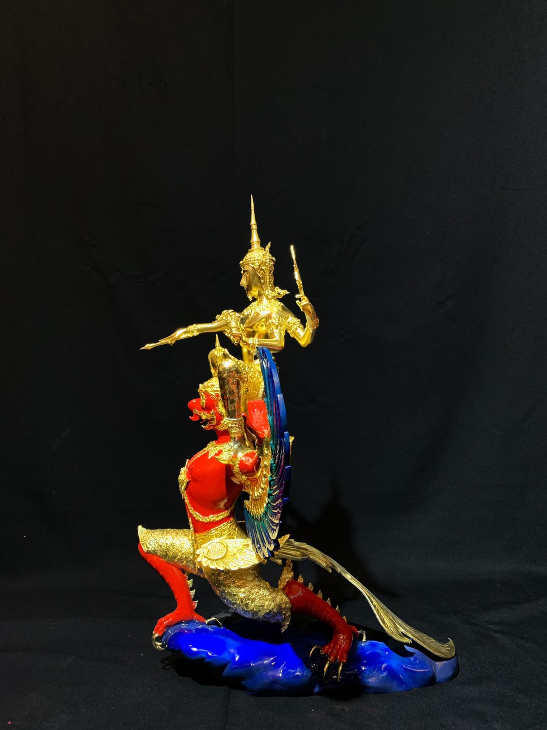 พระนารายณ์ทรงครุฑ หน้าตัก 9 นิ้ว