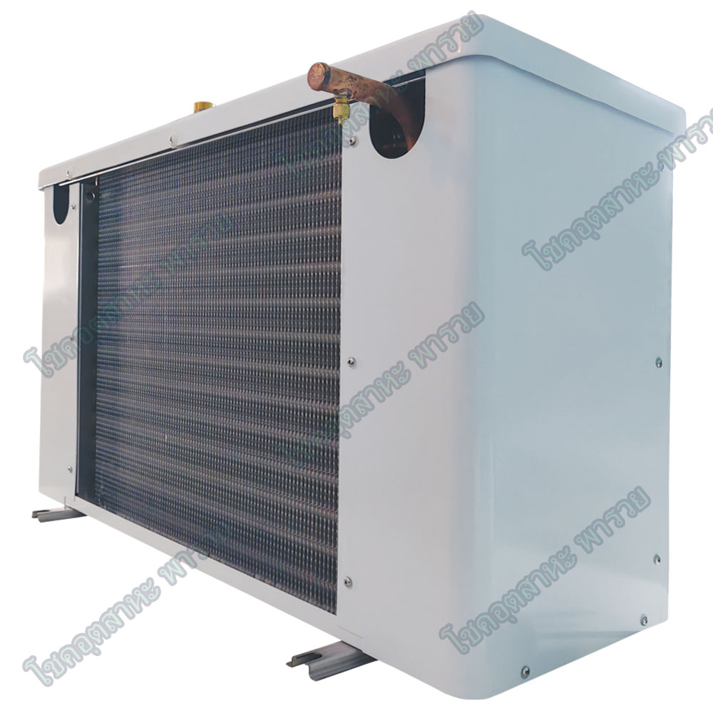 คอยล์เย็นห้องเย็น QCOIL ฟรีสและชิว มีฮีตเตอร์ละลายน้ำแข็ง ใช้กับคอมฯ 2-3HP