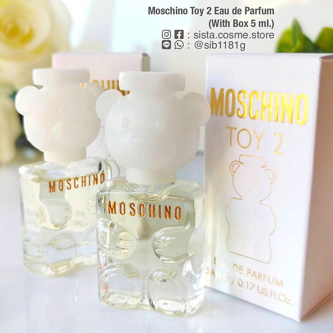 Moschino Toy 2 Eau de Parfum (With Box 5 ml.)