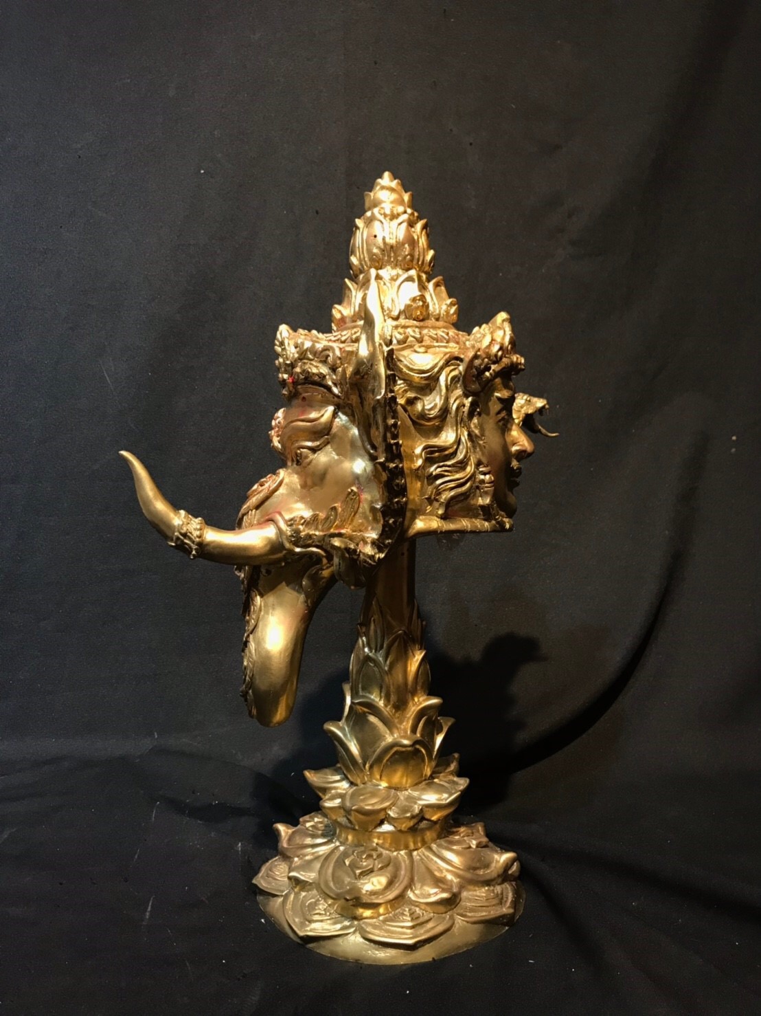 เศียรพระพิฆเนศ รุ่นมหาศิวะคเณศ (ด้านหลังพระพักตร์พระศิวะ)