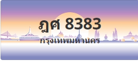 ป้ายประมูล ฎศ 8383